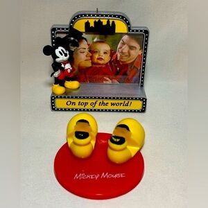 Hallmark Keepsake Ornament 2021 Disney Mickey Mouse 👣/On Top of the World Frame